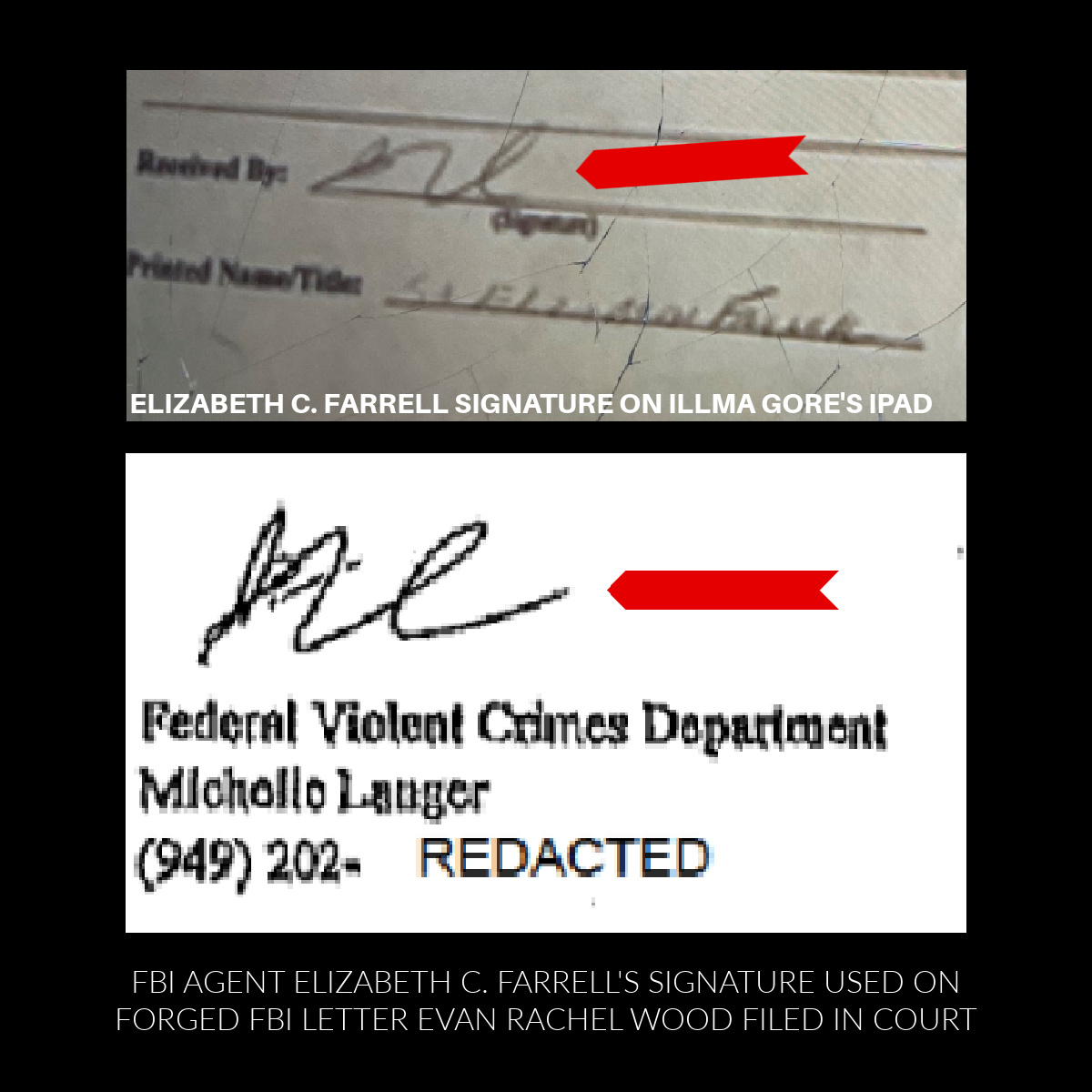 Justice for Marilyn Manson I Fake FBI Letter