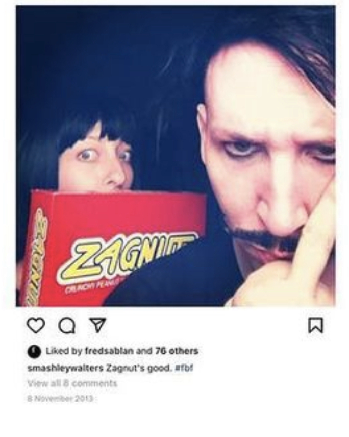 Ashley Walters Marilyn Manson appreciation post