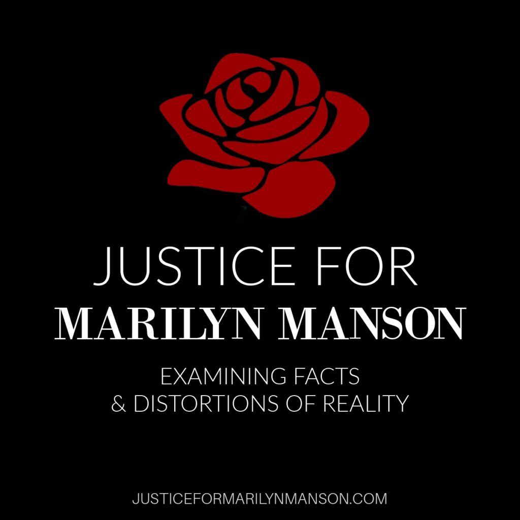 Justice for Marilyn Manson Logo